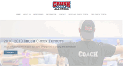 Desktop Screenshot of crushcheer.com